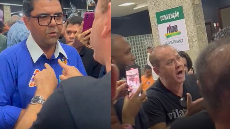 Confronto Explosivo: Reginaldo Almeida Ataca Colega em Convenção Eleitoral