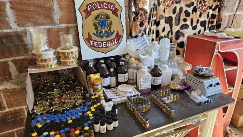 PF desarticula quadrilha especializada na fabricação e venda de anabolizantes no ES