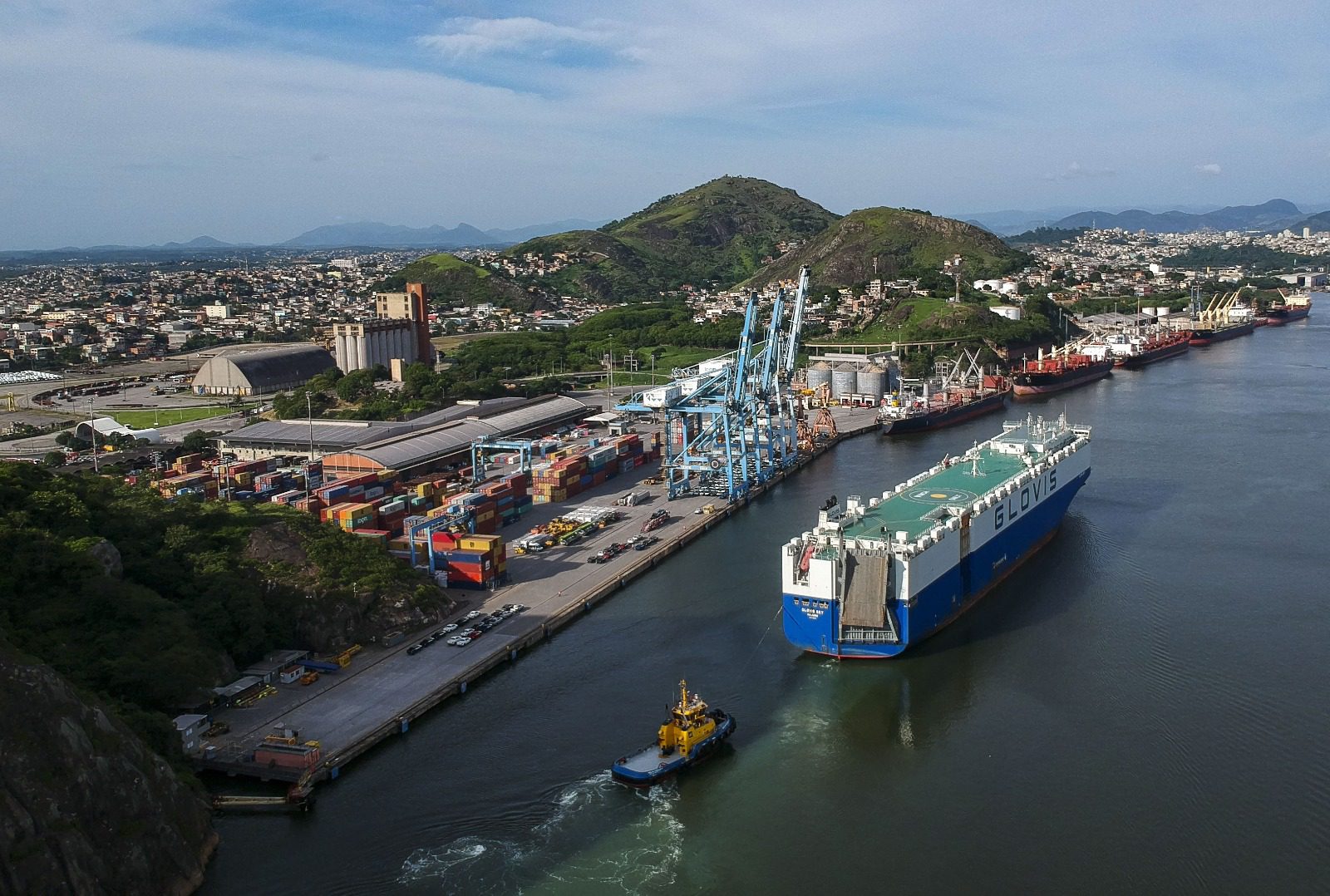 Complexo portuário de Vila Velha ganha maior capacidade operacional