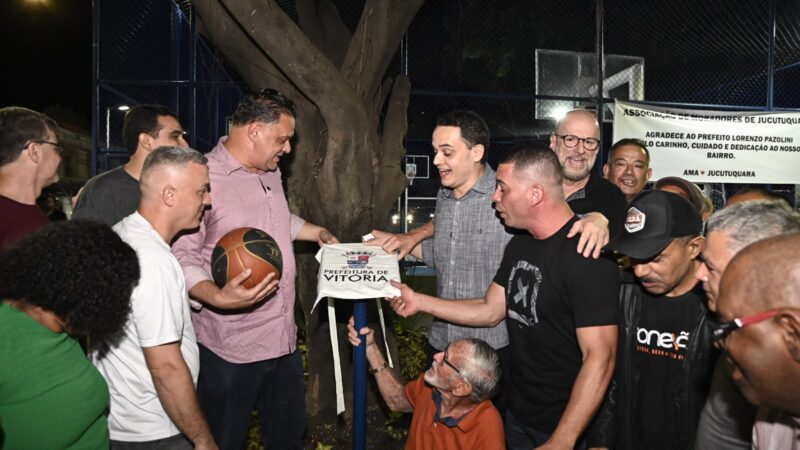 Pazolini inaugura praça ressignificada em Jucutuquara