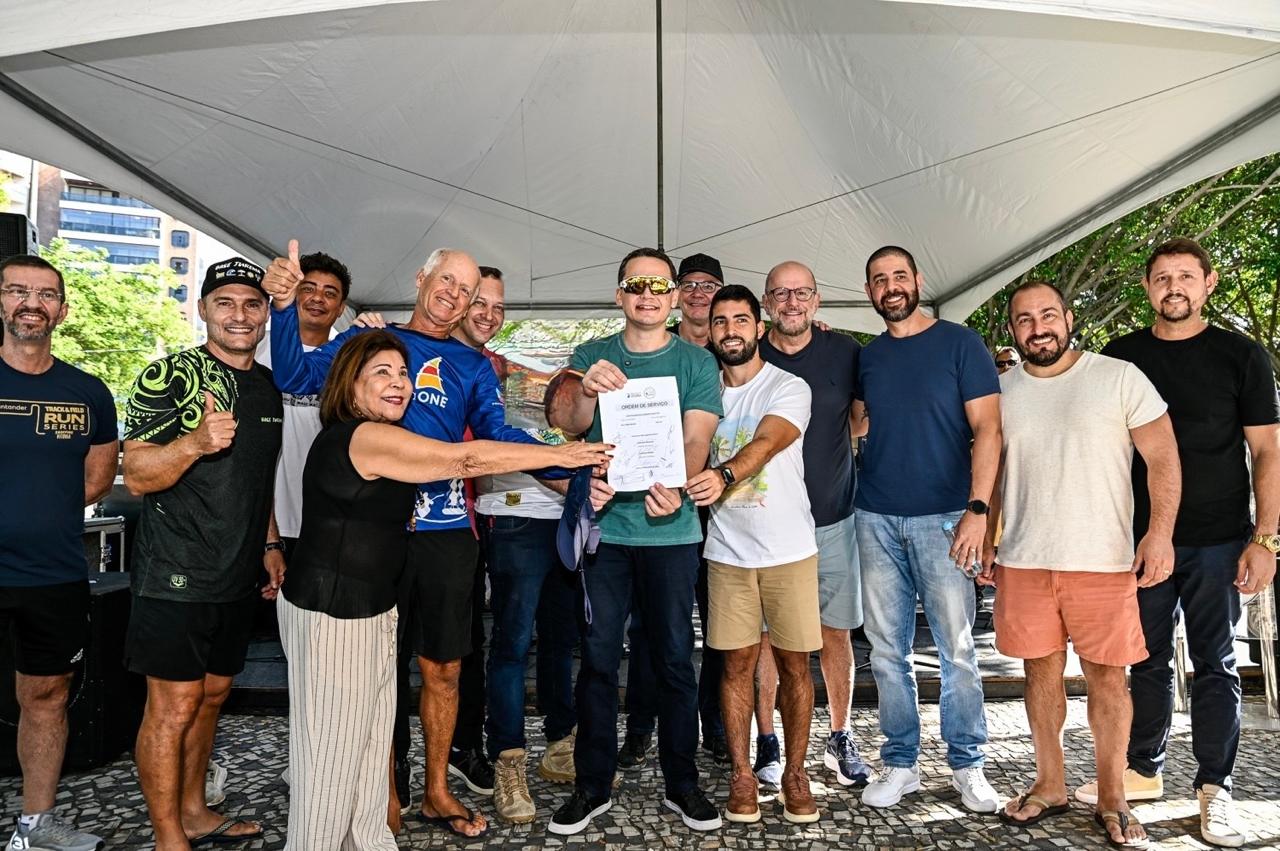 Pazolini dá início às obras da Guarderia Náutica Municipal