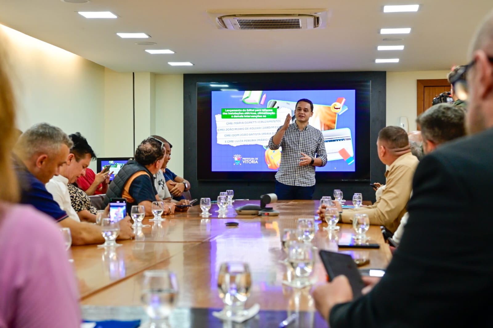 Pazolini lança edital para climatização e reforma de quatro CMEIs