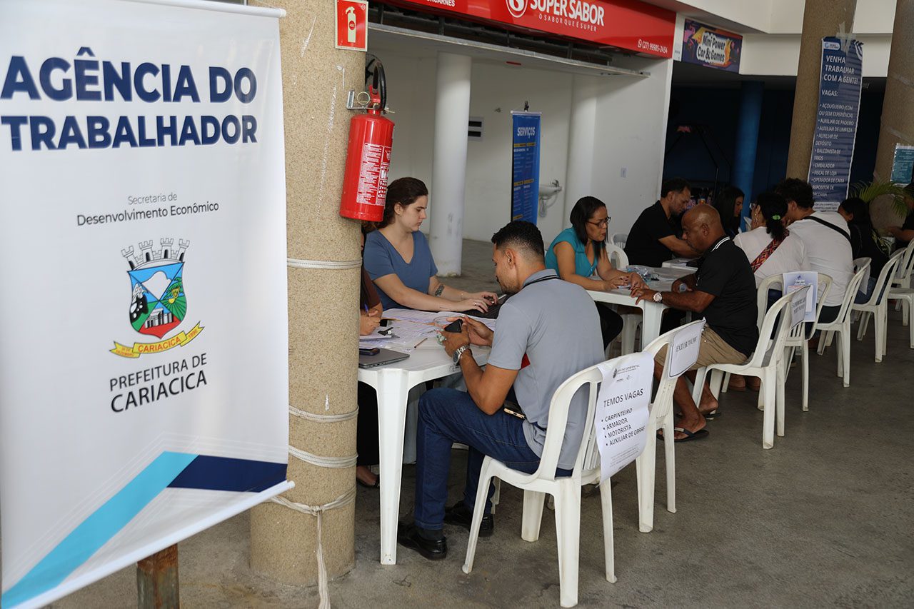 Cariacica abre 1.378 vagas de emprego, sendo 545 para Pessoas com Deficiência