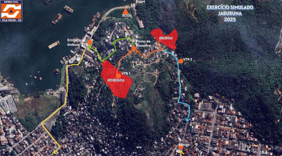 Vila Velha realiza maior simulado de desastre natural da história da cidade neste sábado (16)