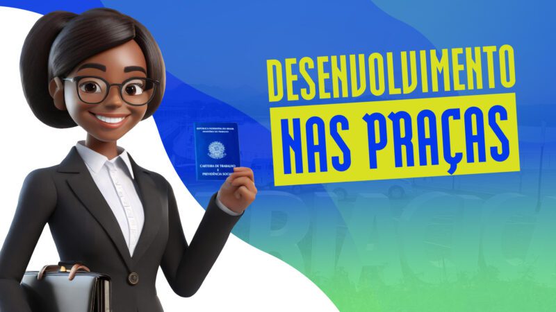 Praça de Porto de Santana recebe 1.500 vagas de emprego no projeto “Desenvolvimento nas Praças”