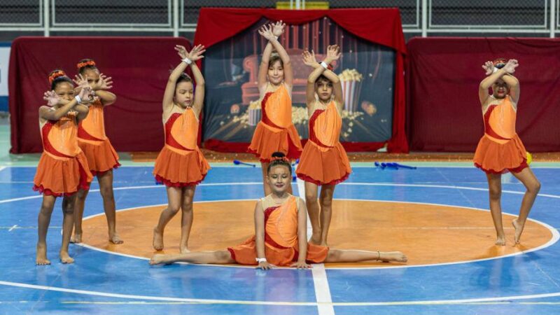 Festival de Ginástica Rítmica reúne 170 alunas nesta sexta-feira no Tartarugão