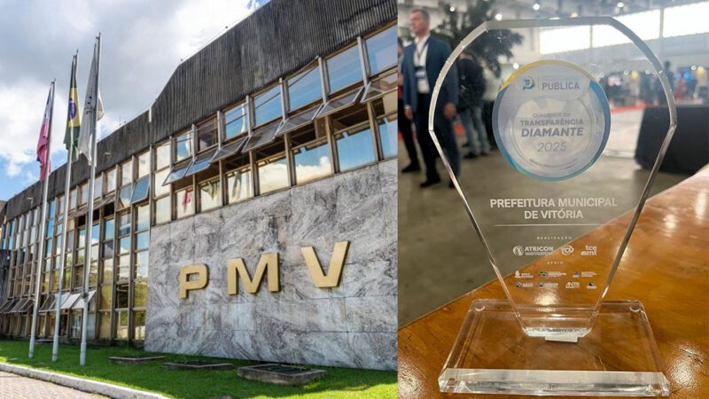 Gestão Pazolini conquista, pelo terceiro ano consecutivo, o Selo Diamante em Transparência e Governança