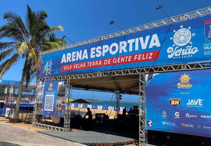 Estrelas do vôlei de praia movimentam a Arena de Verão na Praia da Costa