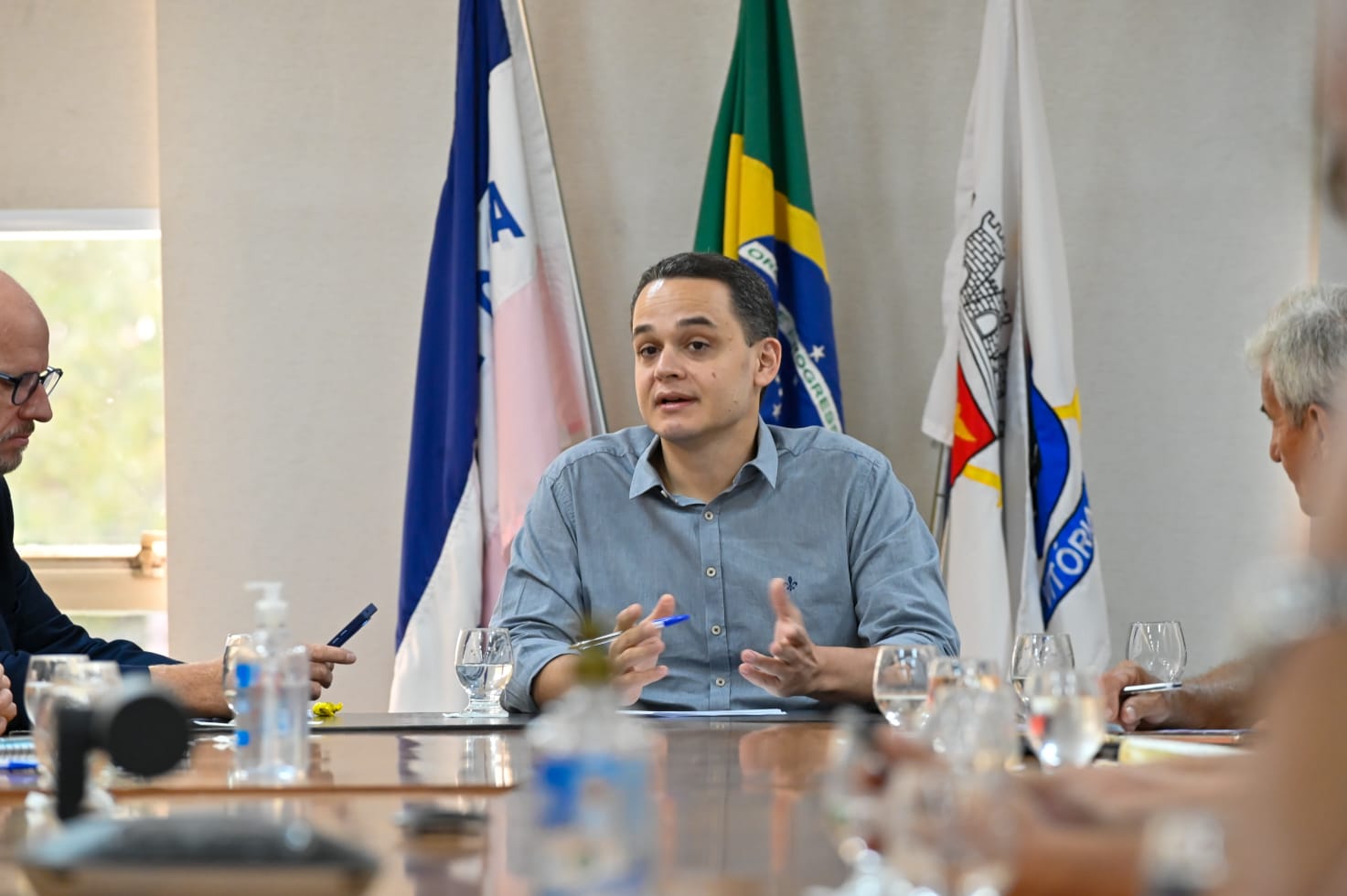 Com escuta ativa e alinhamento de ações, Pazolini se reúne com lideranças do Centro de Vitória