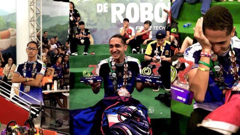 Estudante de Vila Velha se classifica para o campeonato internacional de robótica nos Estados Unidos