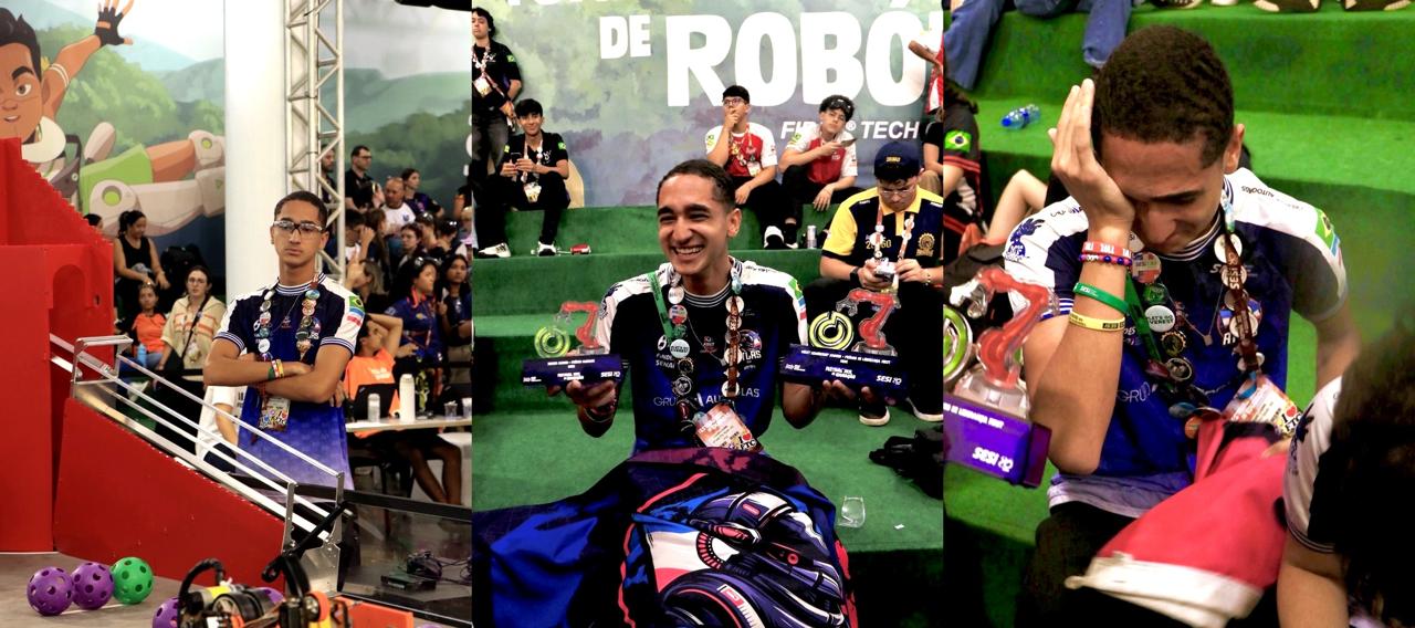 Estudante de Vila Velha se classifica para o campeonato internacional de robótica nos Estados Unidos