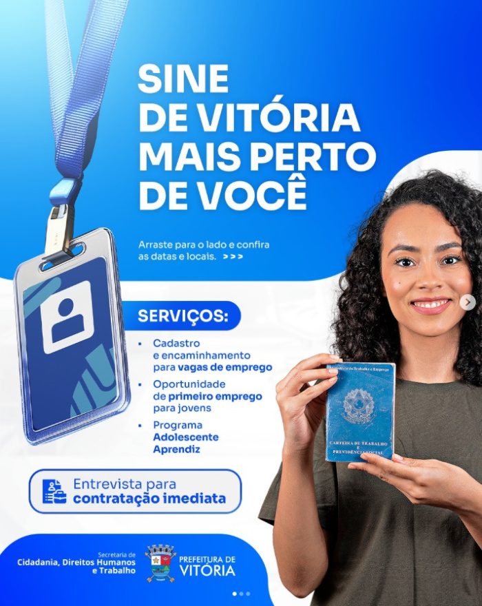 Sine Vitória realiza ação na Praia do Suá com oportunidades de emprego