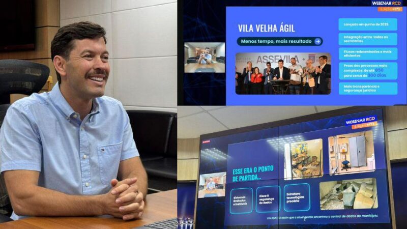 Prefeito Arnaldinho Borgo destaca evolução digital em seminário online