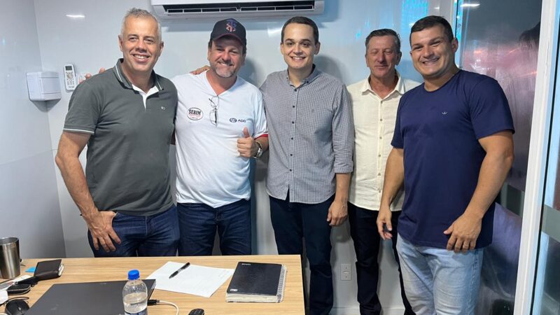 Pazolini e Evair percorrem municípios da região noroeste em série de compromissos