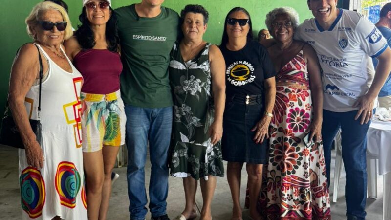 Goiabeiras vira palco de mobilização com Lorenzo Pazolini e Erick Musso ao lado da comunidade