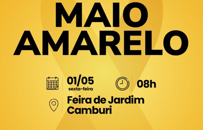 Programação do Maio Amarelo tem início em Vitória na sexta (1º), com ação em Jardim Camburi