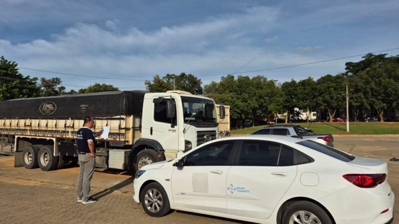 Fiscalização apreende transporte irregular de 385 sacas de café no Norte do Estado