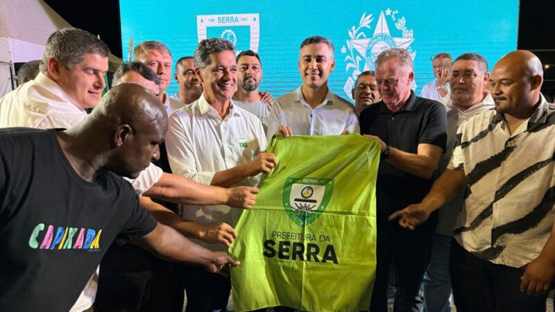 Governo inaugura Binário de Novo Horizonte e anuncia novo CMEI na Serra
