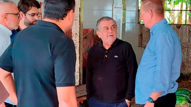 Pré-candidato a deputado estadual, Sérgio Borges participa de agenda estratégica na Ceasa