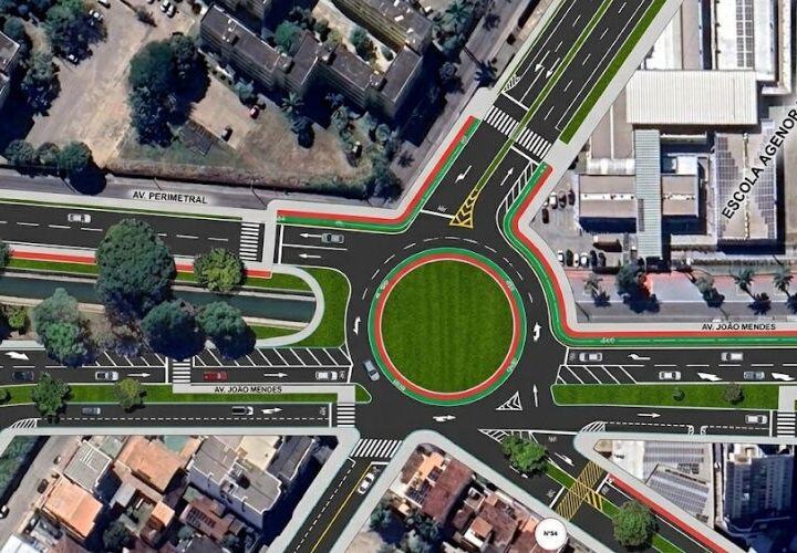 Trânsito em Santa Mônica passa por readequações com obra na Avenida João Mendes