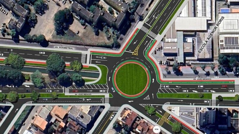 Trânsito em Santa Mônica passa por readequações com obra na Avenida João Mendes